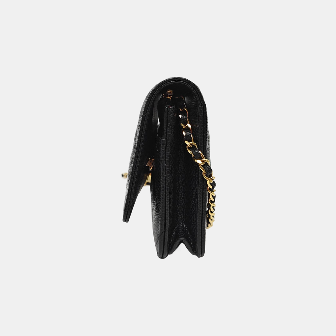 WOC Quilted Grained Calfskin Black