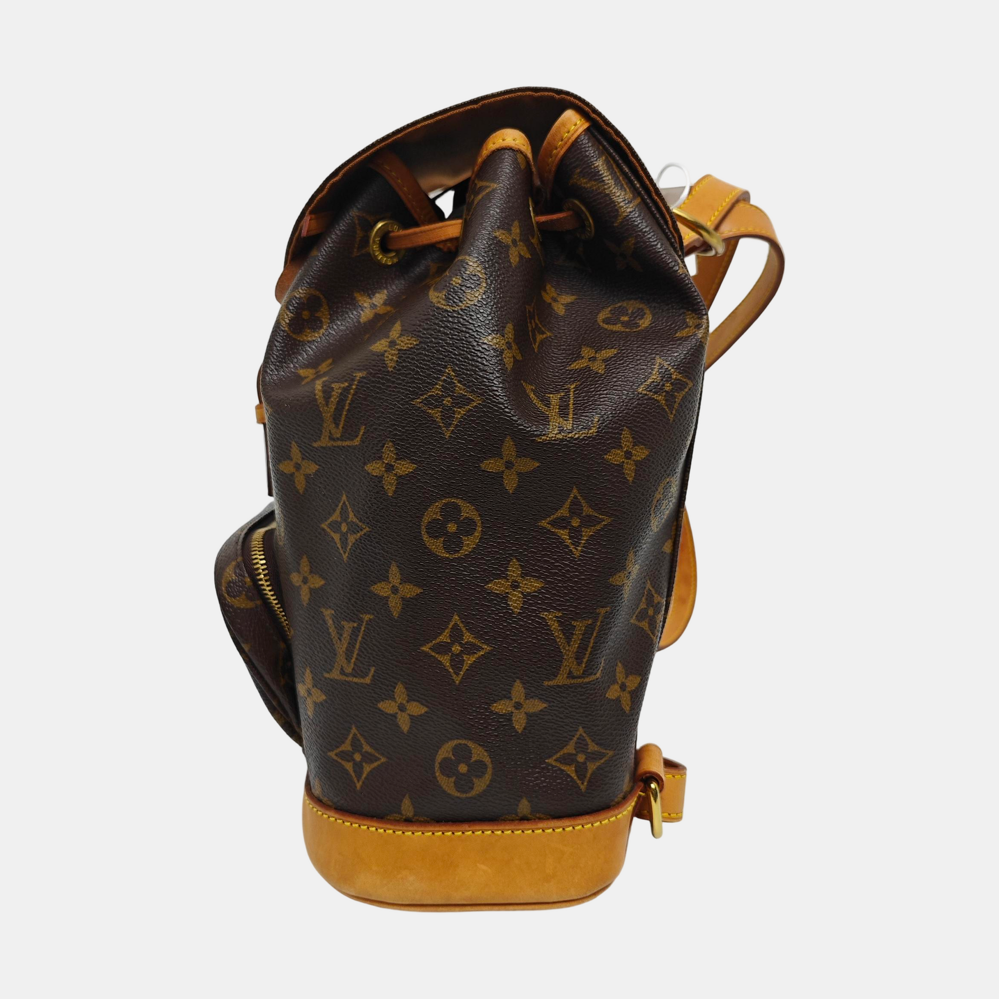 MONTSOURIS MM Monogram Coated Canvas Brown