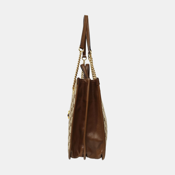 Horsebit 1955 Medium Monogram Canvas Brown