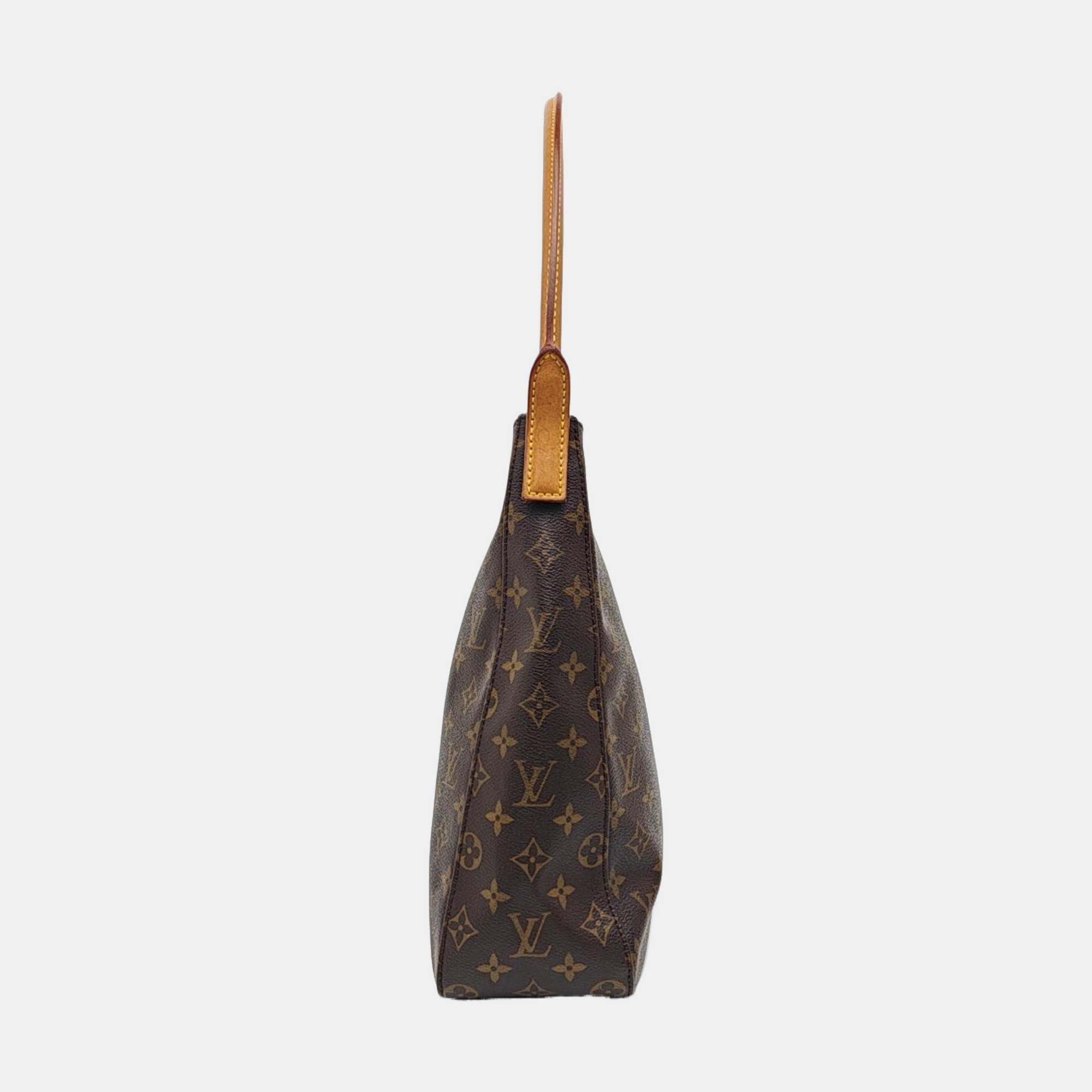 LOOPING GM Monogram Coated Canvas Brown