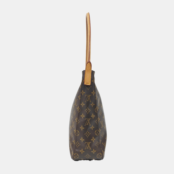 LOOPING GM Monogram Coated Canvas Brown