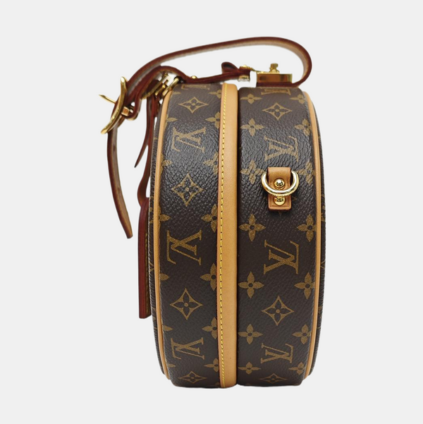 BOITE CHAPEAU PM Monogram Coated Canvas Brown