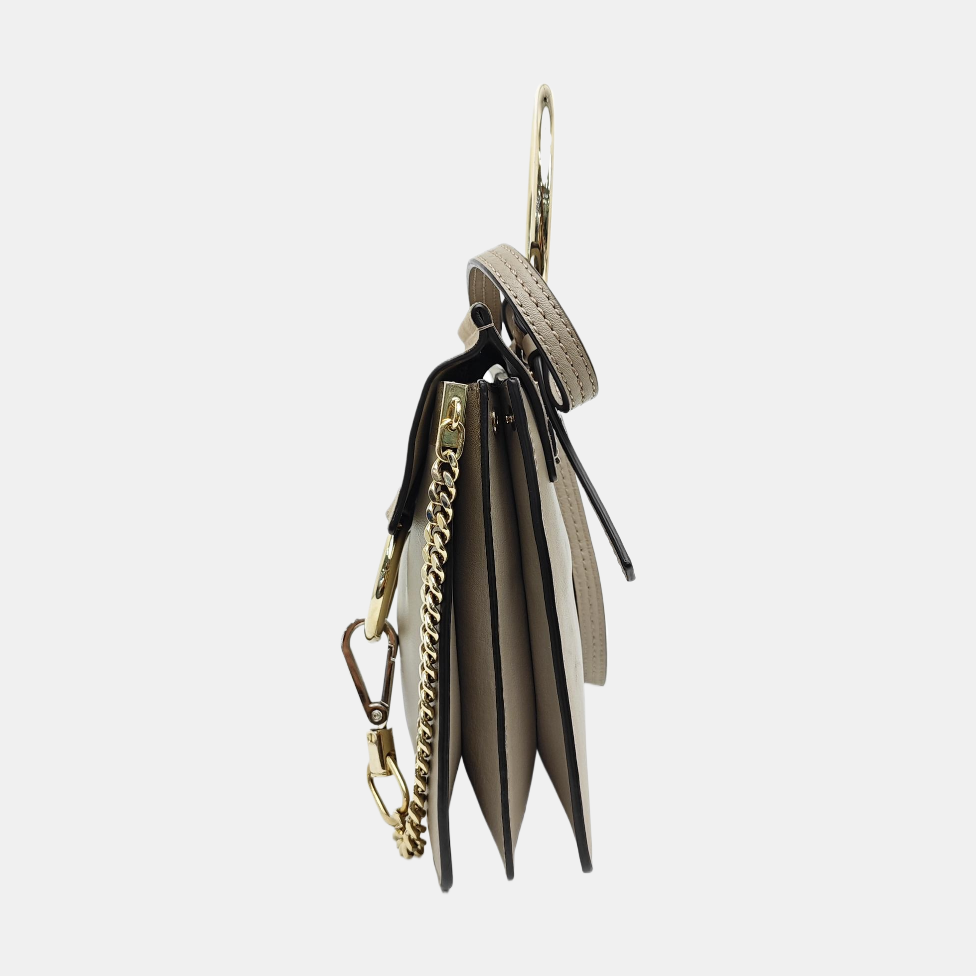 Faye Small Calfskin Gray