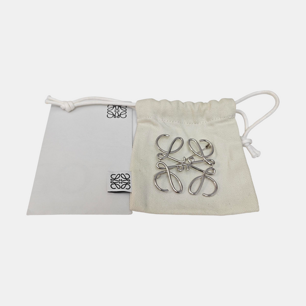Anagram Metal Silver Brooch