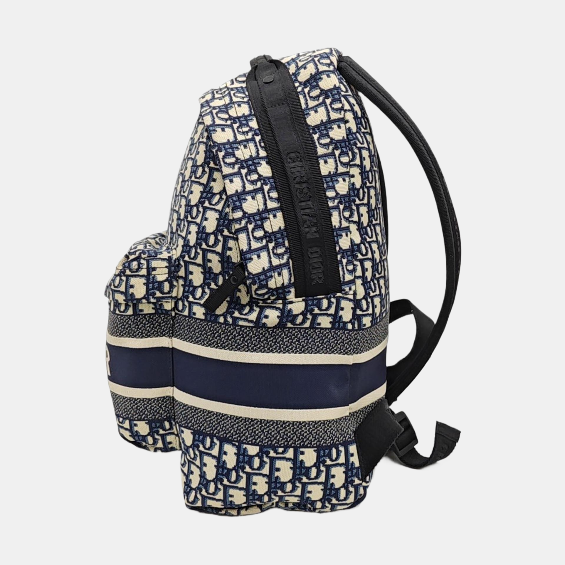 Diortravel Oblique Canvas Blue