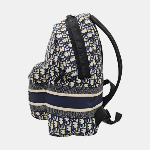 Diortravel Oblique Canvas Blue
