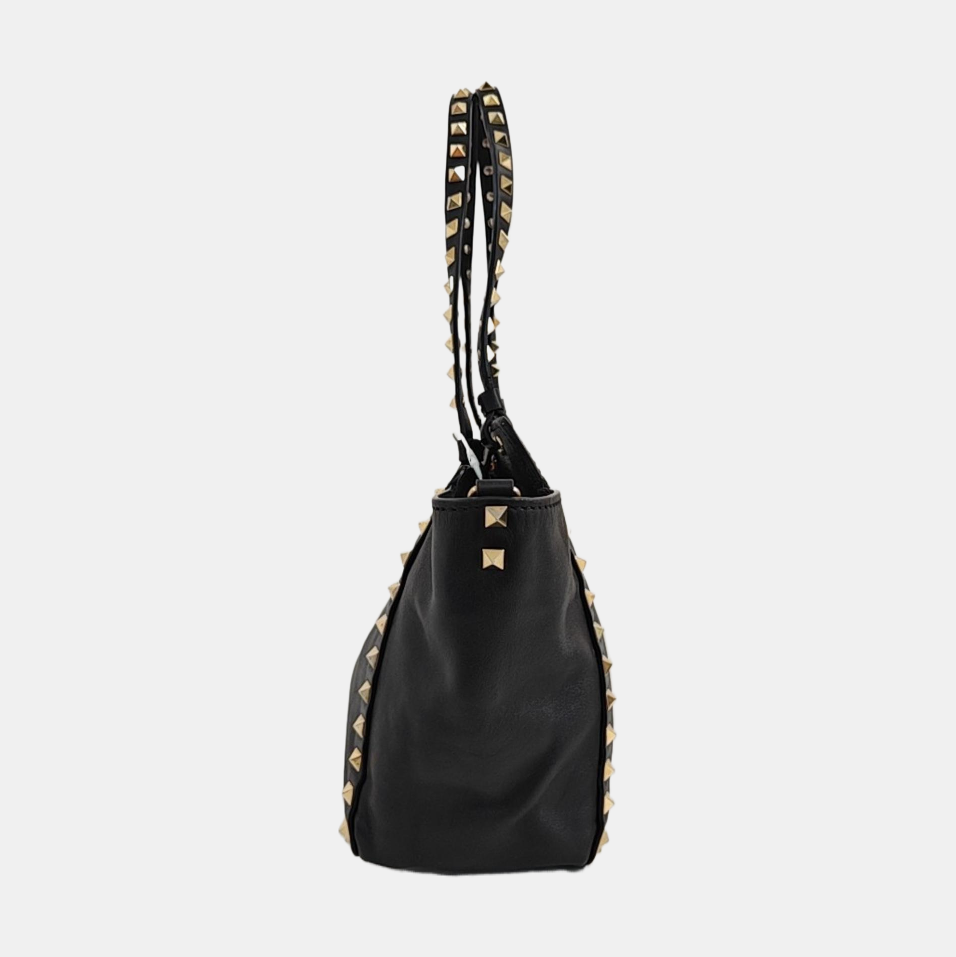Calfskin Shoulder Bag Black