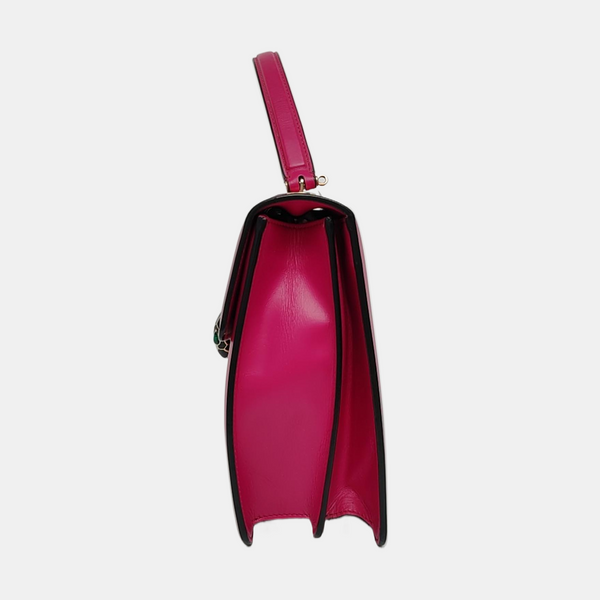 SERPENTI FOREVER Medium Quilted Calfskin Red