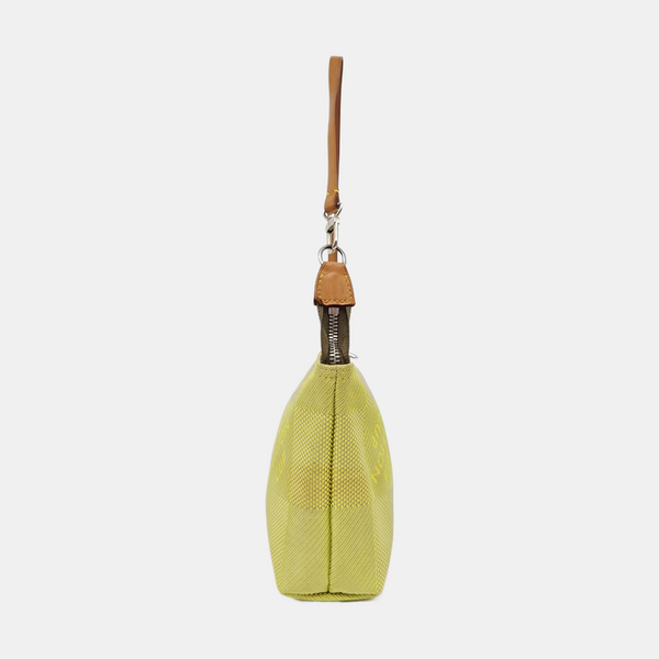 Fabric Top Handle Bag Green