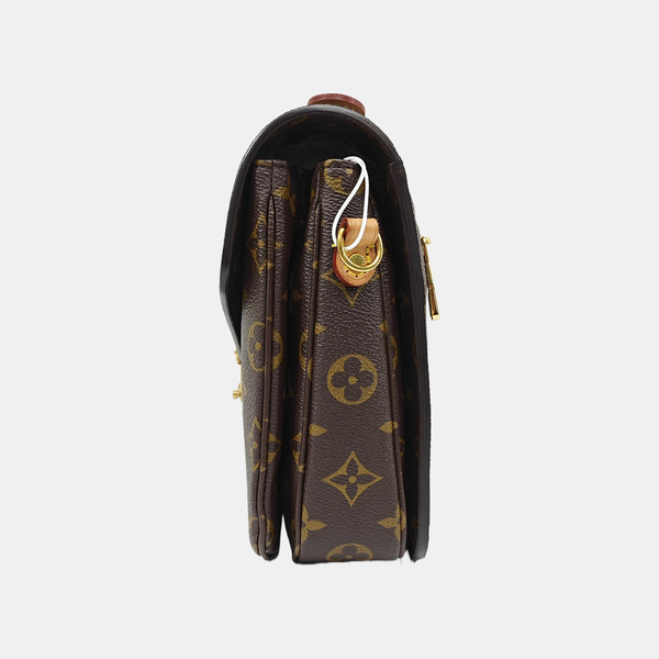 MÉTIS MM Monogram Coated Canvas Brown