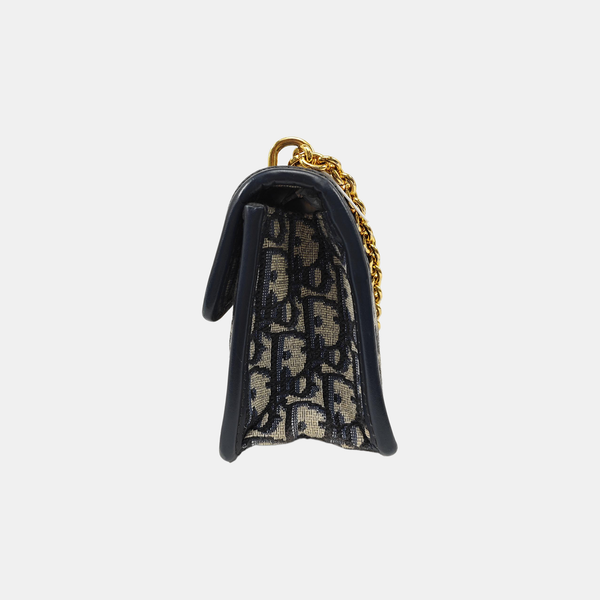 30 Montaigne East-West Oblique Canvas Blue