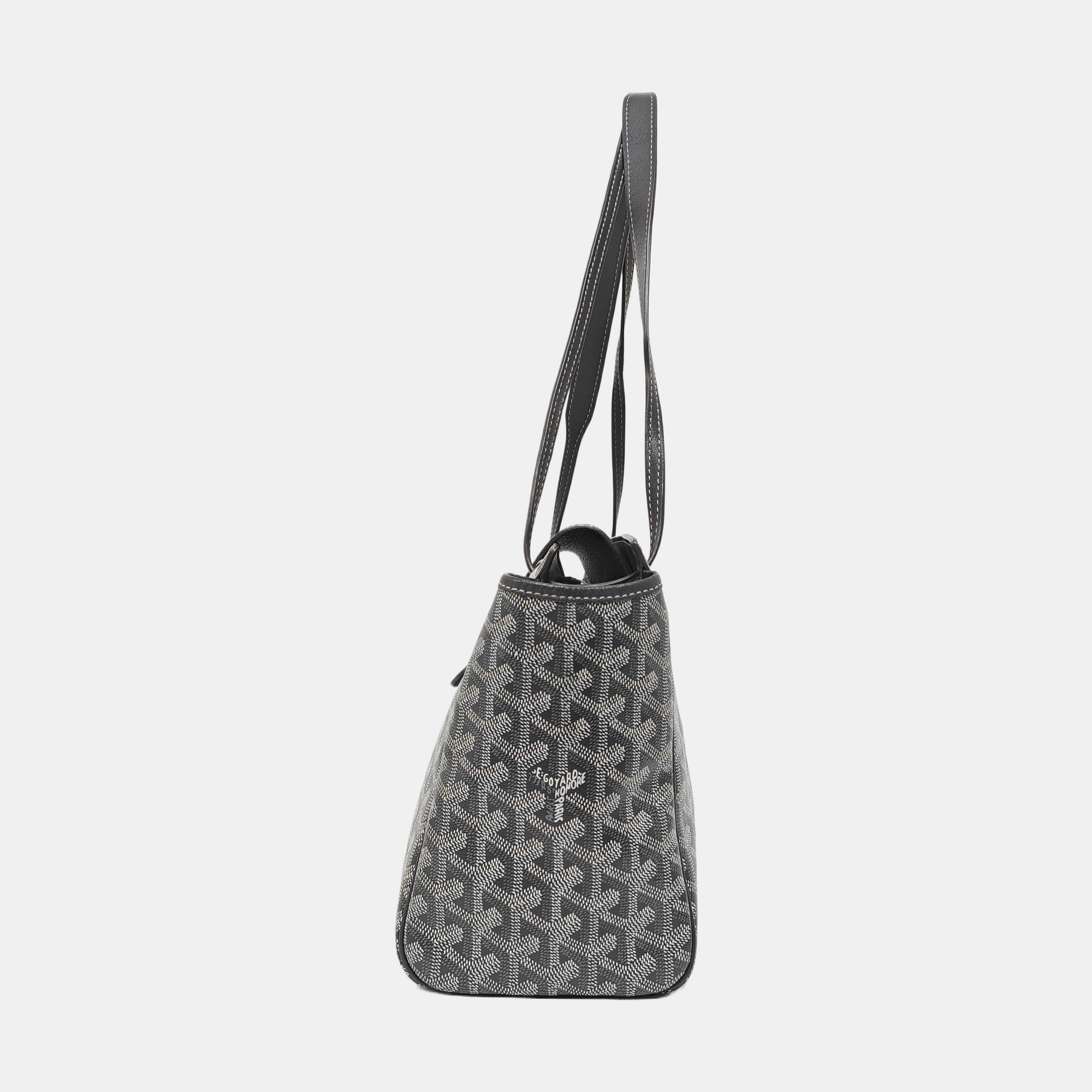 Rouette PM Coated Canvas Gray