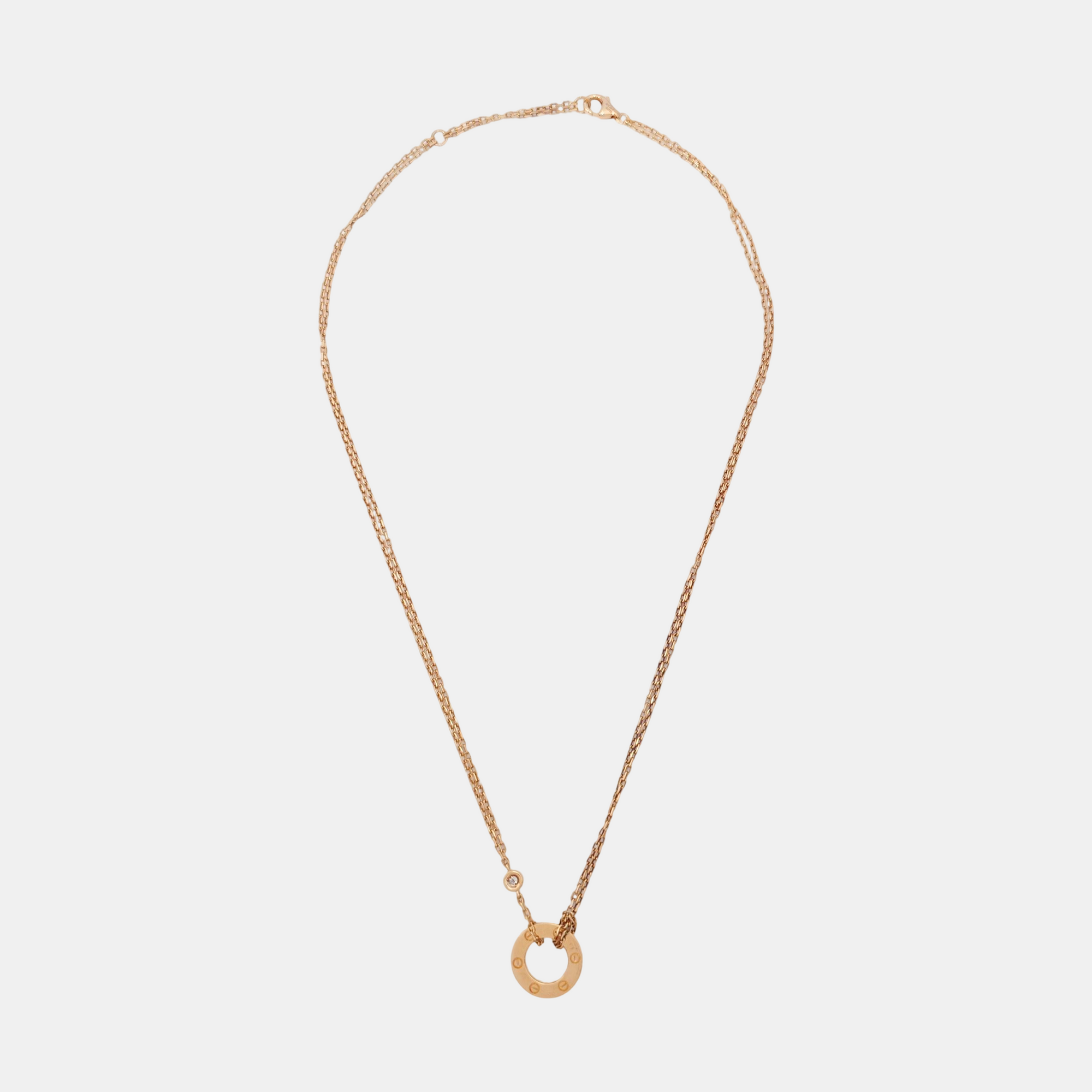 LOVE 18k Rose Gold Necklace