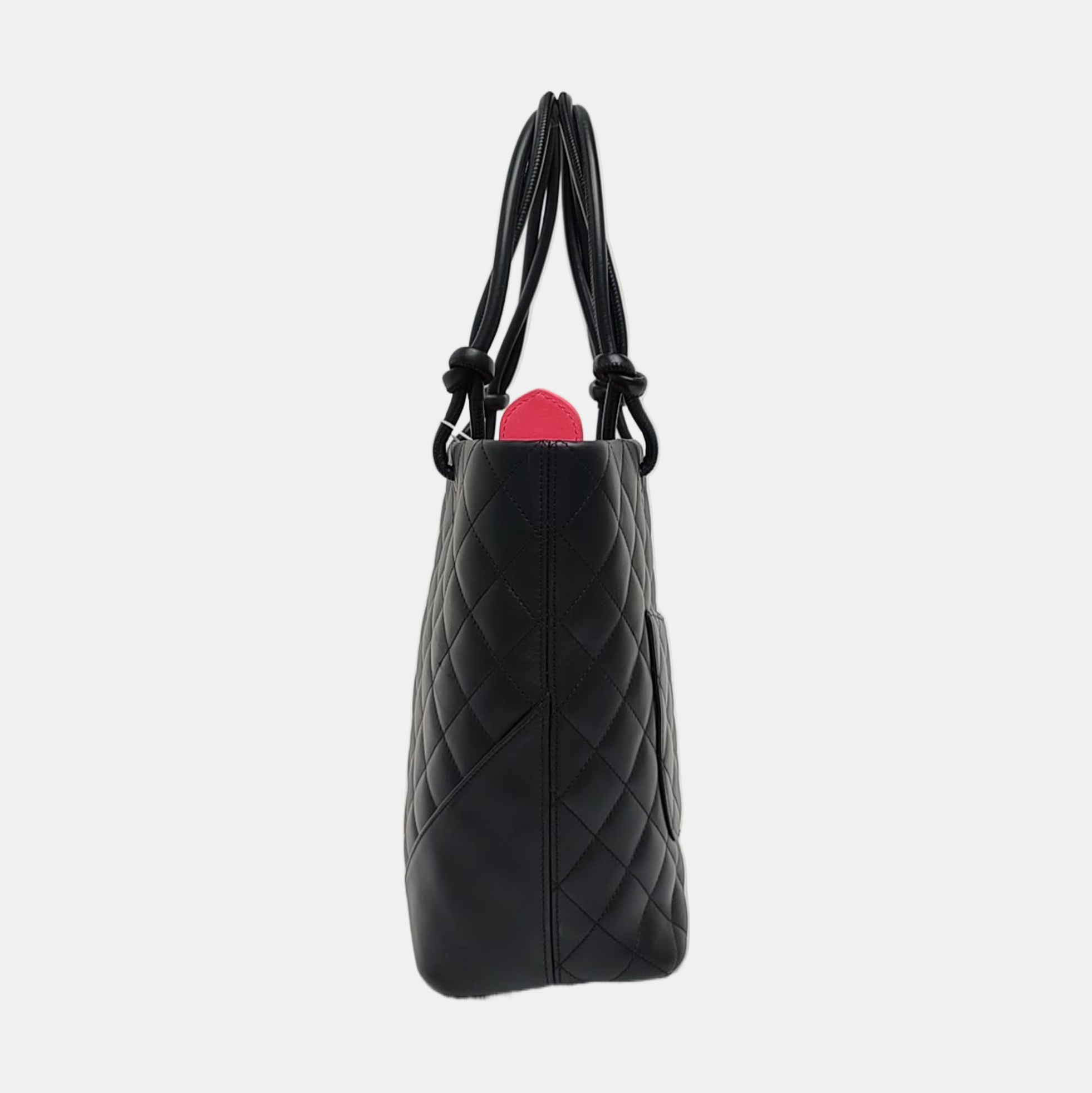 CAMBON Medium Quilted Calfskin Black