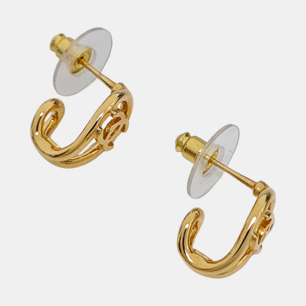 Metal Gold Stud Earrings