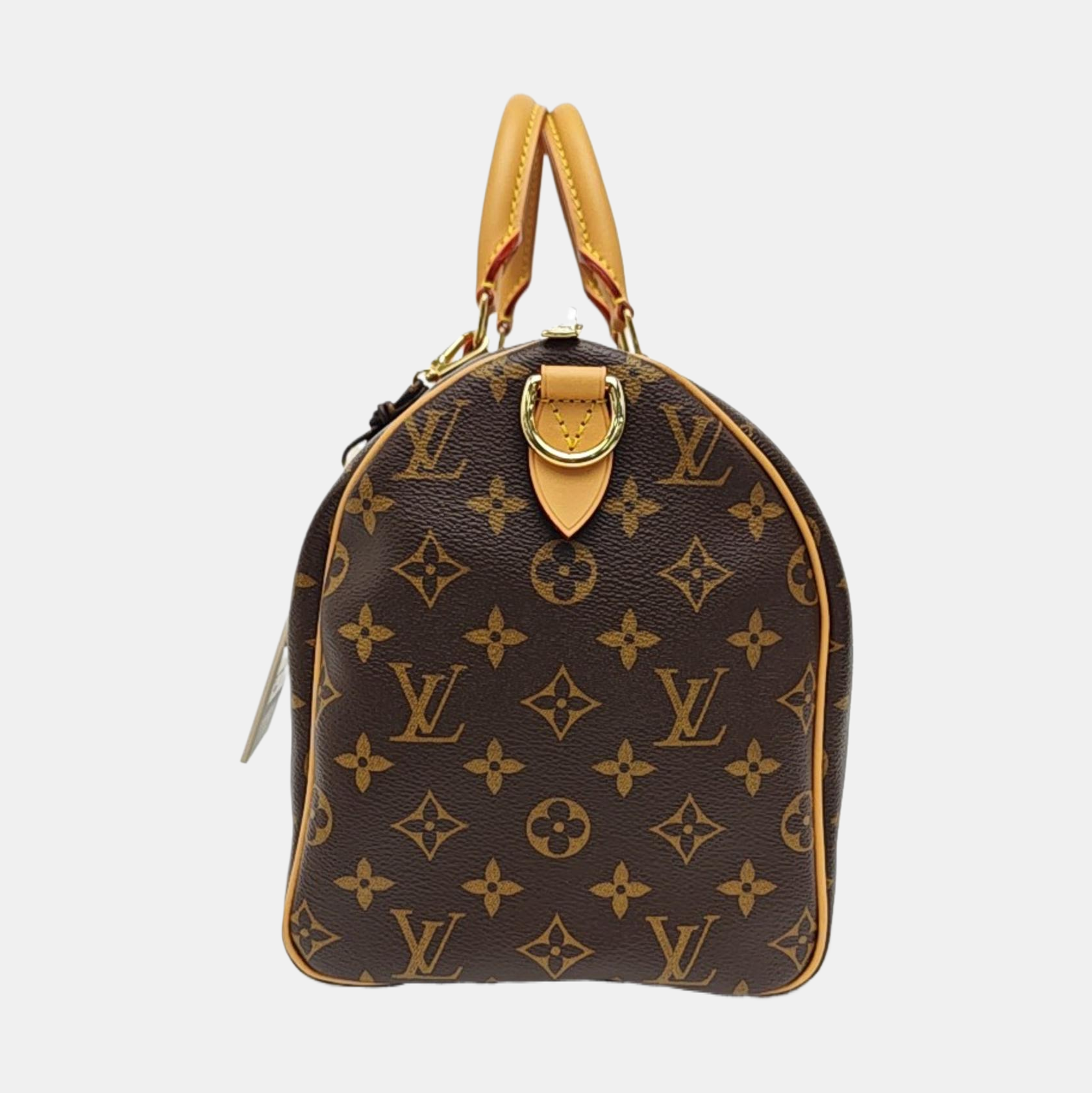SPEEDY SOFT 30 Monogram Coated Canvas Brown