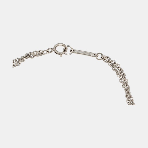 Return To Tiffany 18k White Gold Silver Bracelet