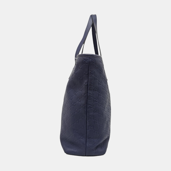 GG Imprime Monogram Calfskin Blue