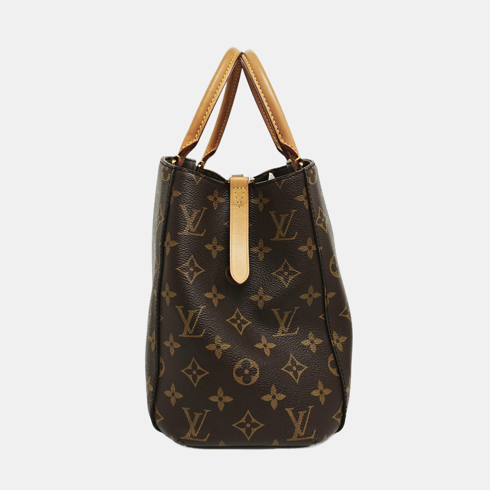 MONTAIGNE Monogram Coated Canvas Brown