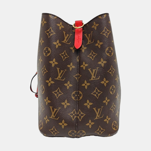 NÉONOÉ MM Monogram Coated Canvas Brown