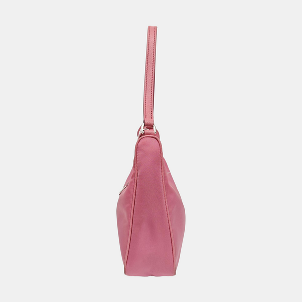 Authenticated pre-owned  Re-Edition2005 Mini Nylon Red - Top Handle Bag at Looply