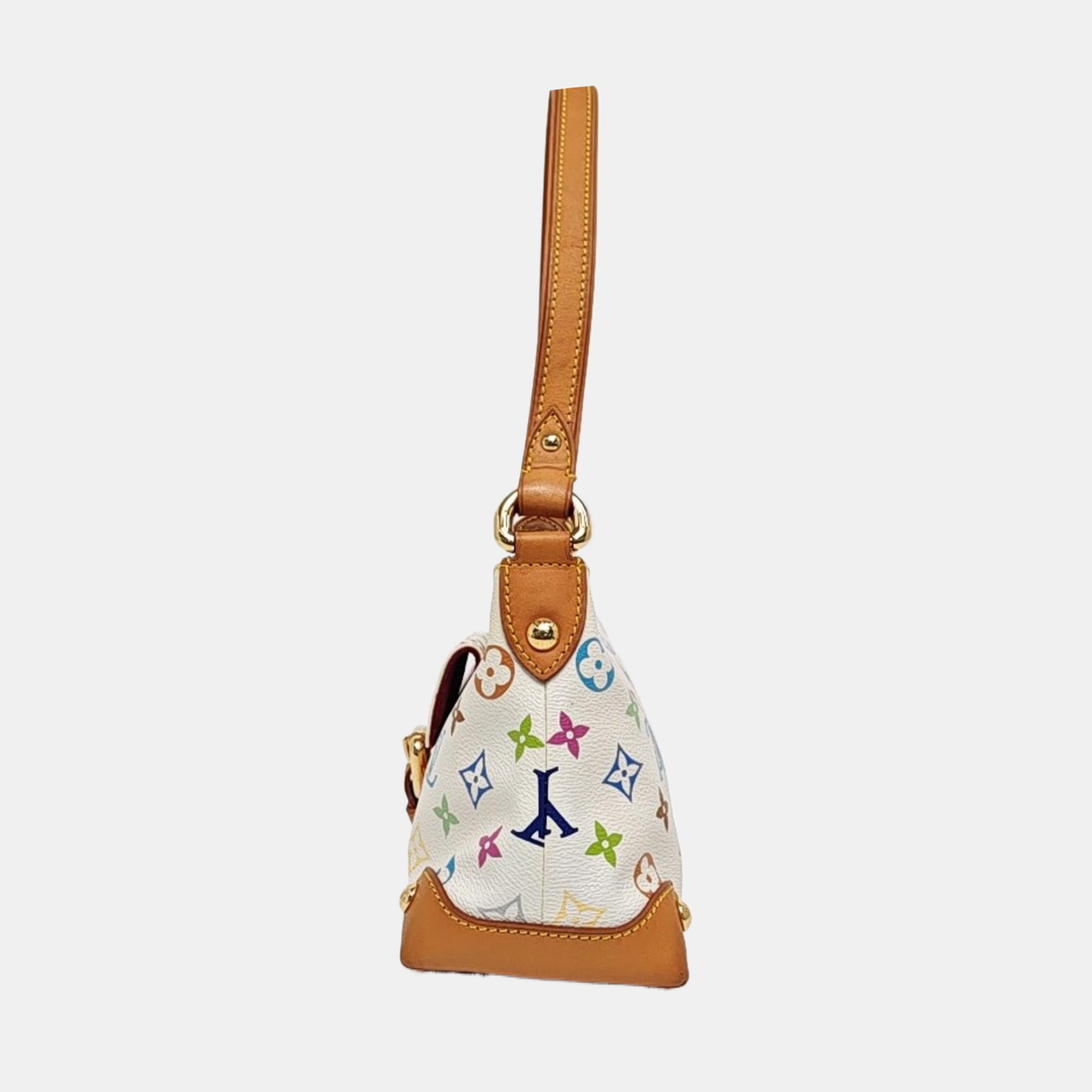 LV × TM ELIZA Monogram Coated Canvas White