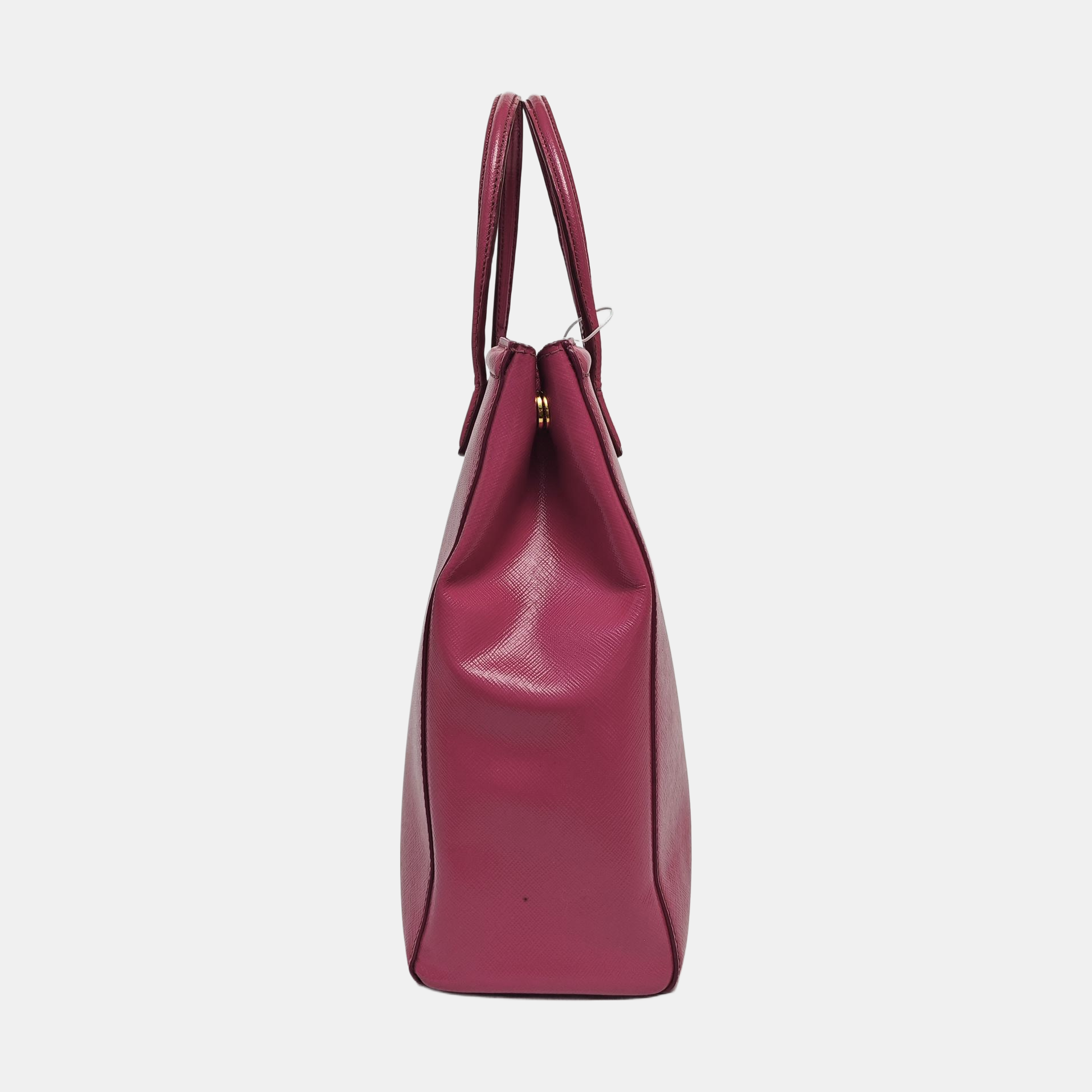 Saffiano Calfskin Top Handle Bag Red