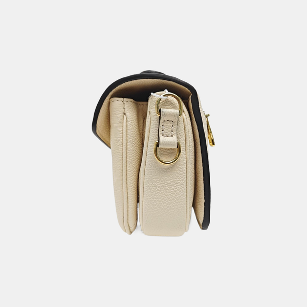 MÉTIS EAST WEST Monogram Calfskin Beige