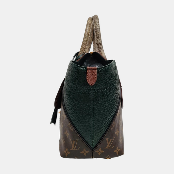 MAJESTUEUX Monogram Coated Canvas Brown