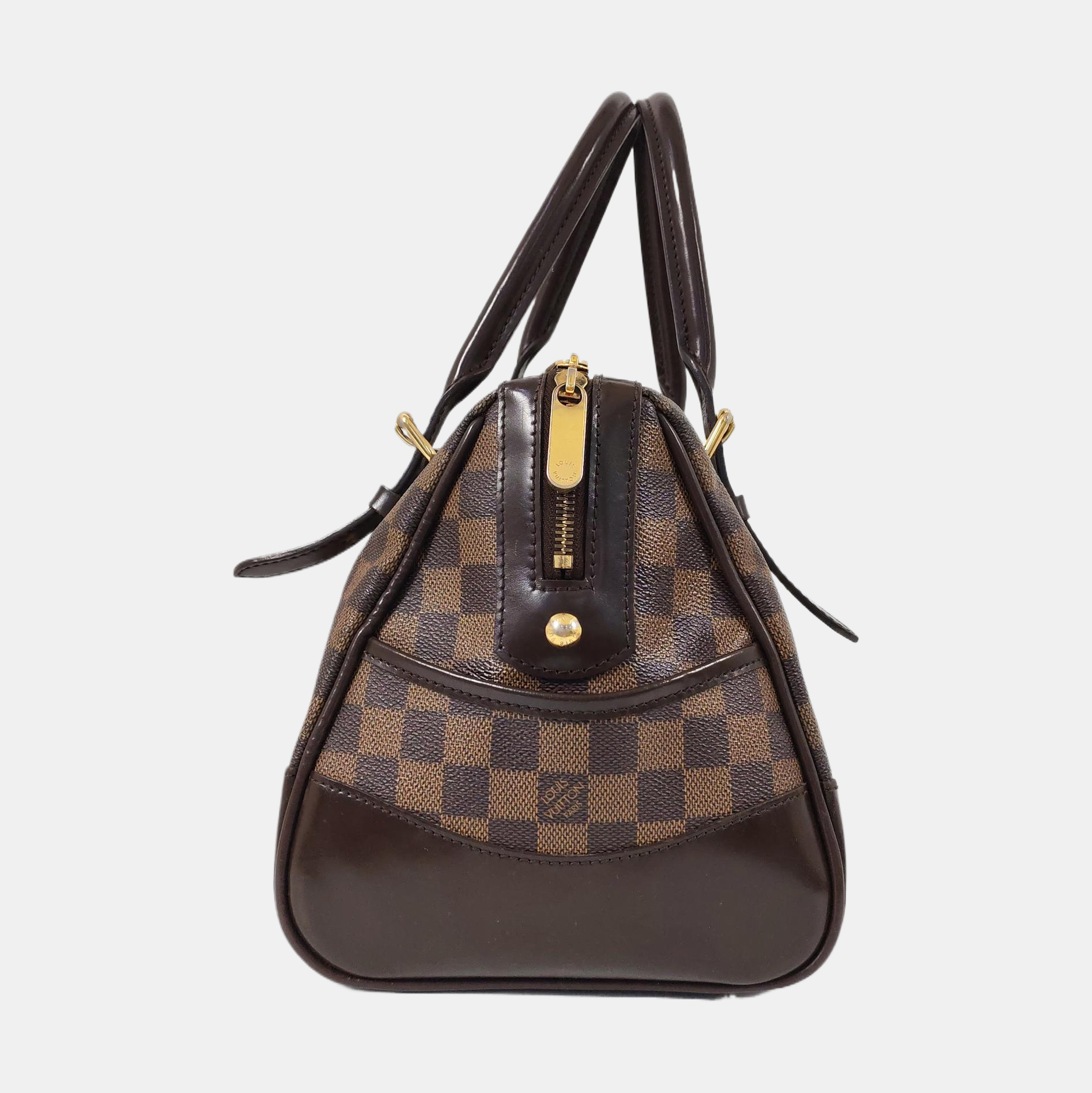 BERKELEY Damier Ebene Coated Canvas Brown