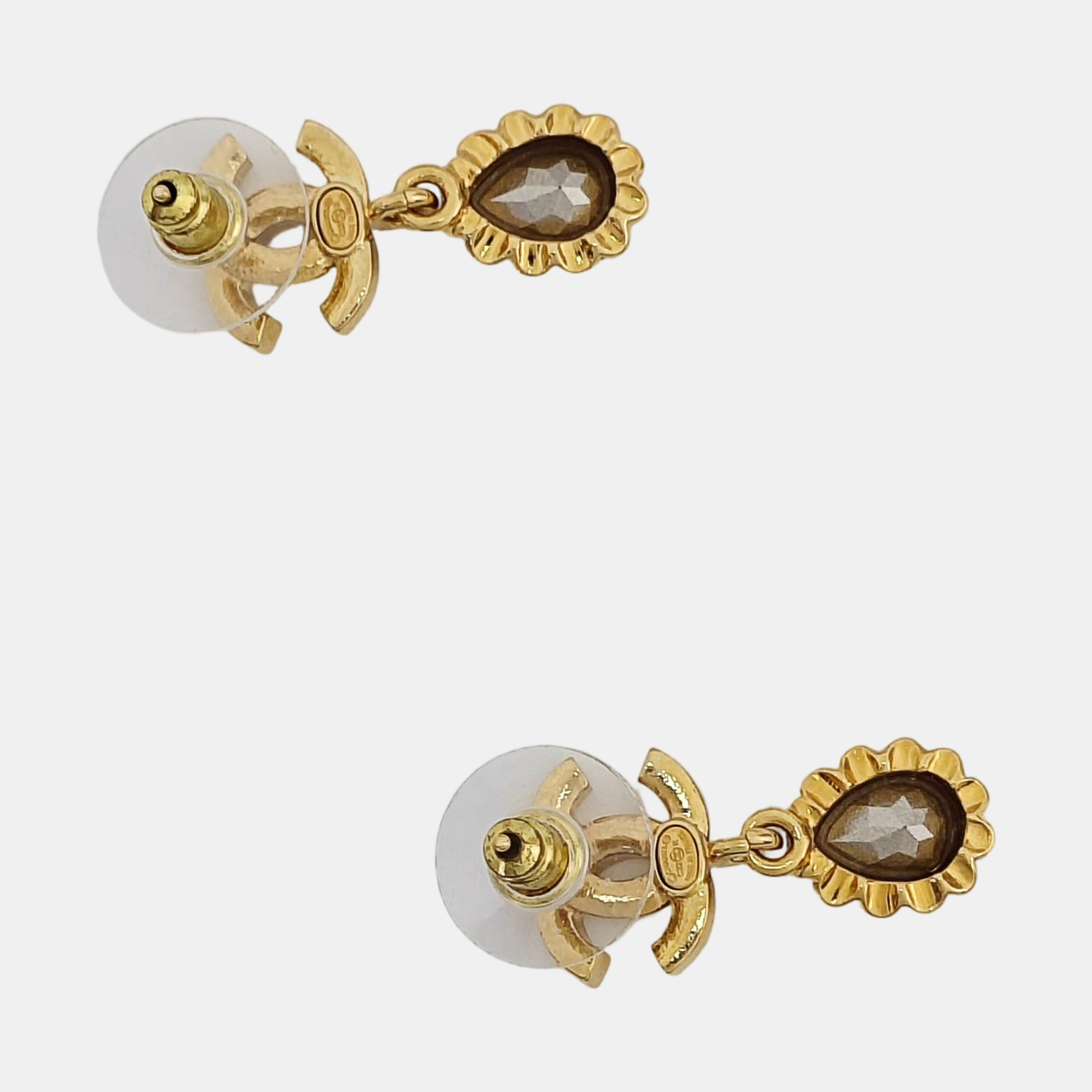 Metal Gold Stud Earrings