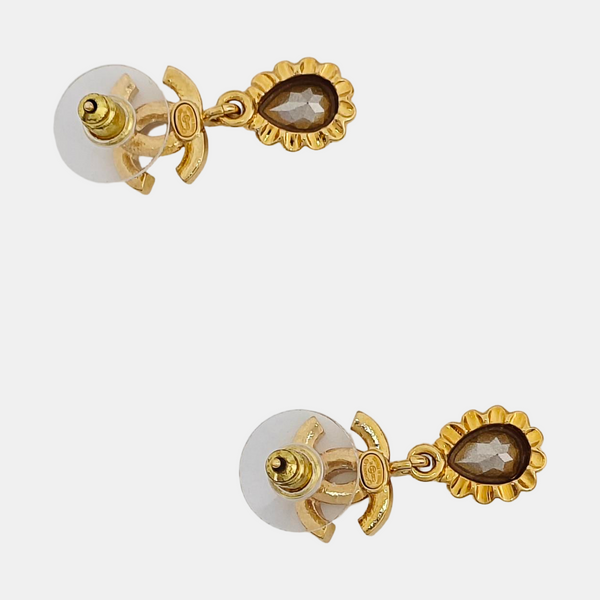 Metal Gold Stud Earrings