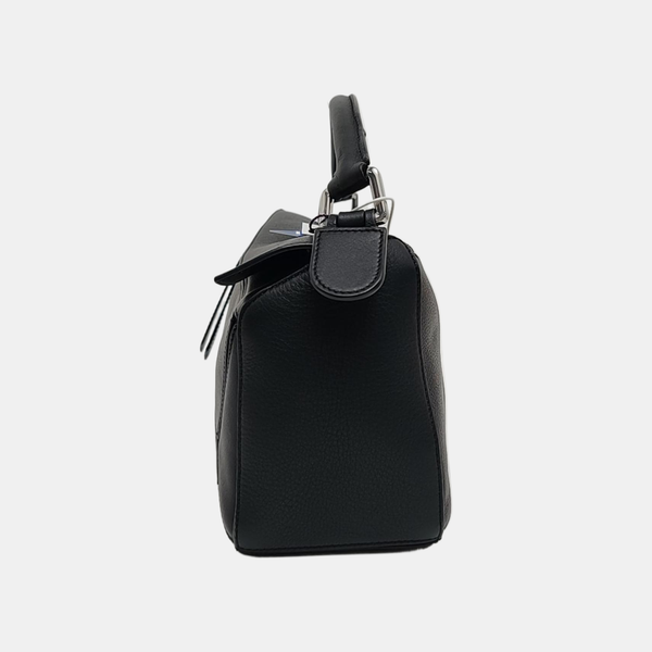 Puzzle Edge Small Calfskin Black