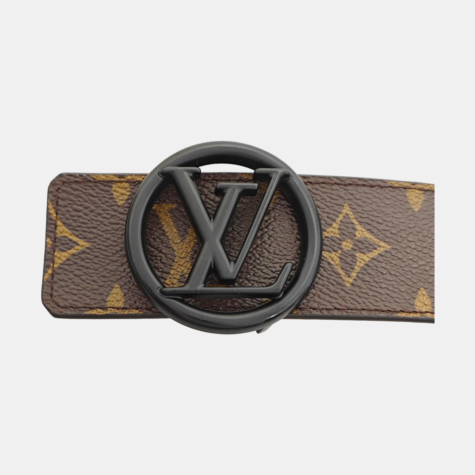Coated Canvas Belt Brown