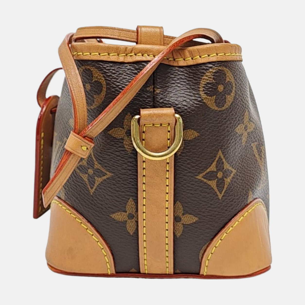 NOÉ Mini Monogram Coated Canvas Brown