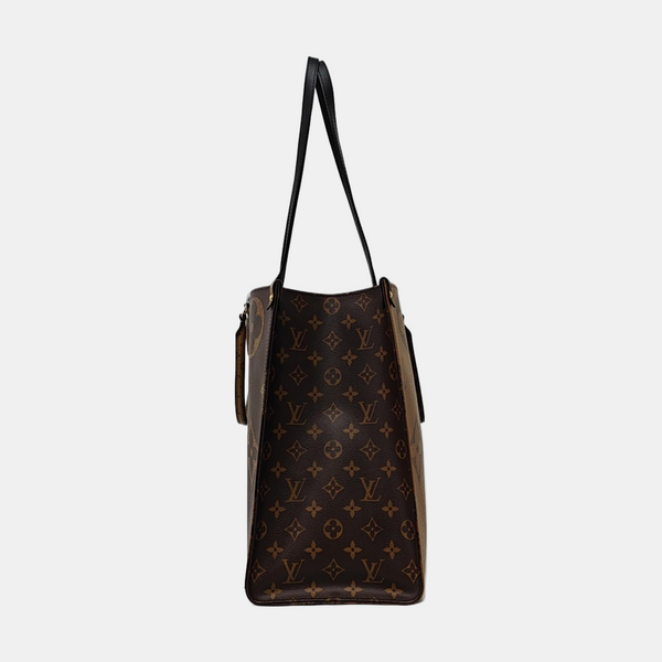 Authenticated pre-owned  ONTHEGO Monogram Coated Canvas Brown - Tote Bag at Looply