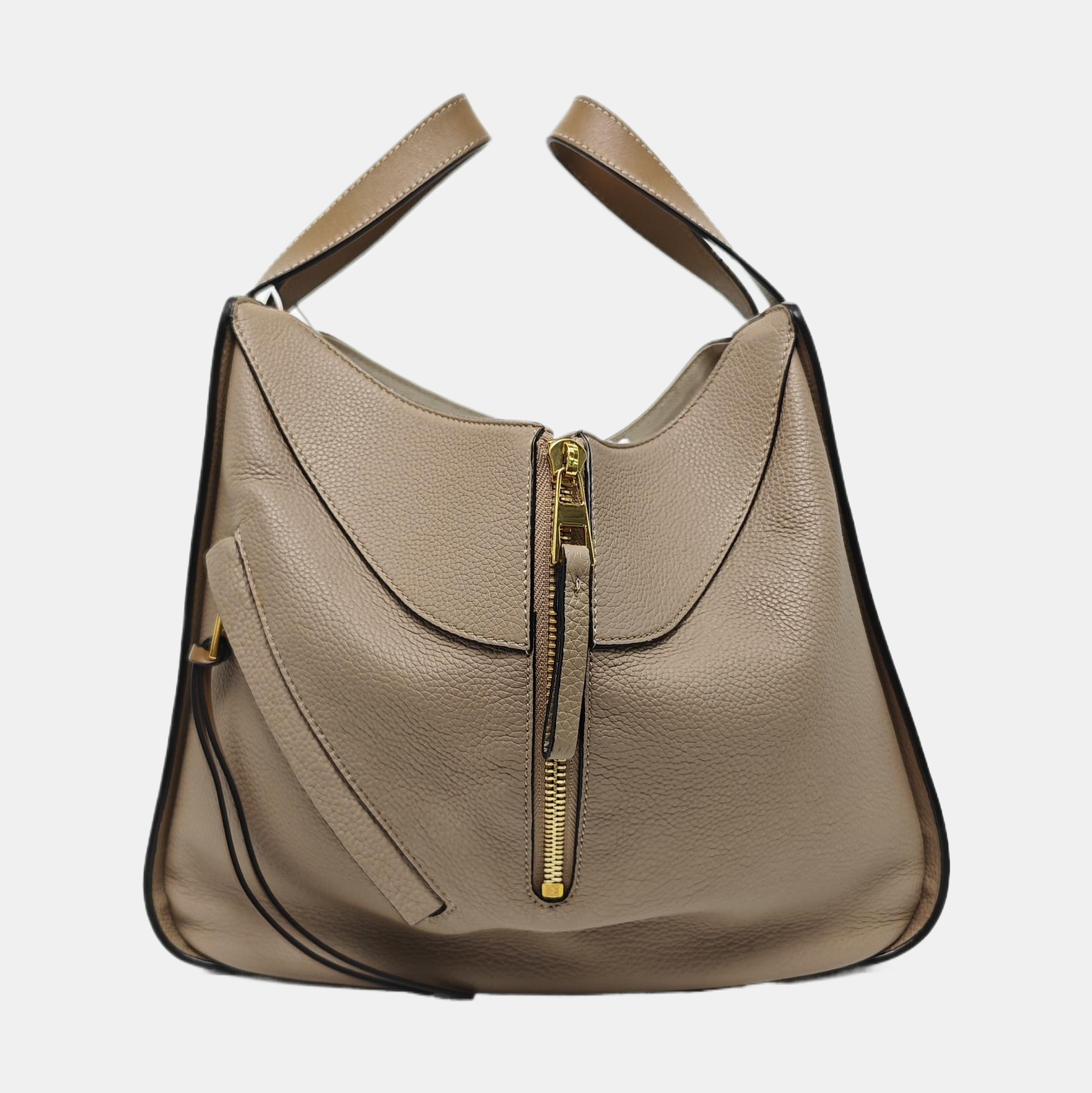 Hammock Small Calfskin Beige