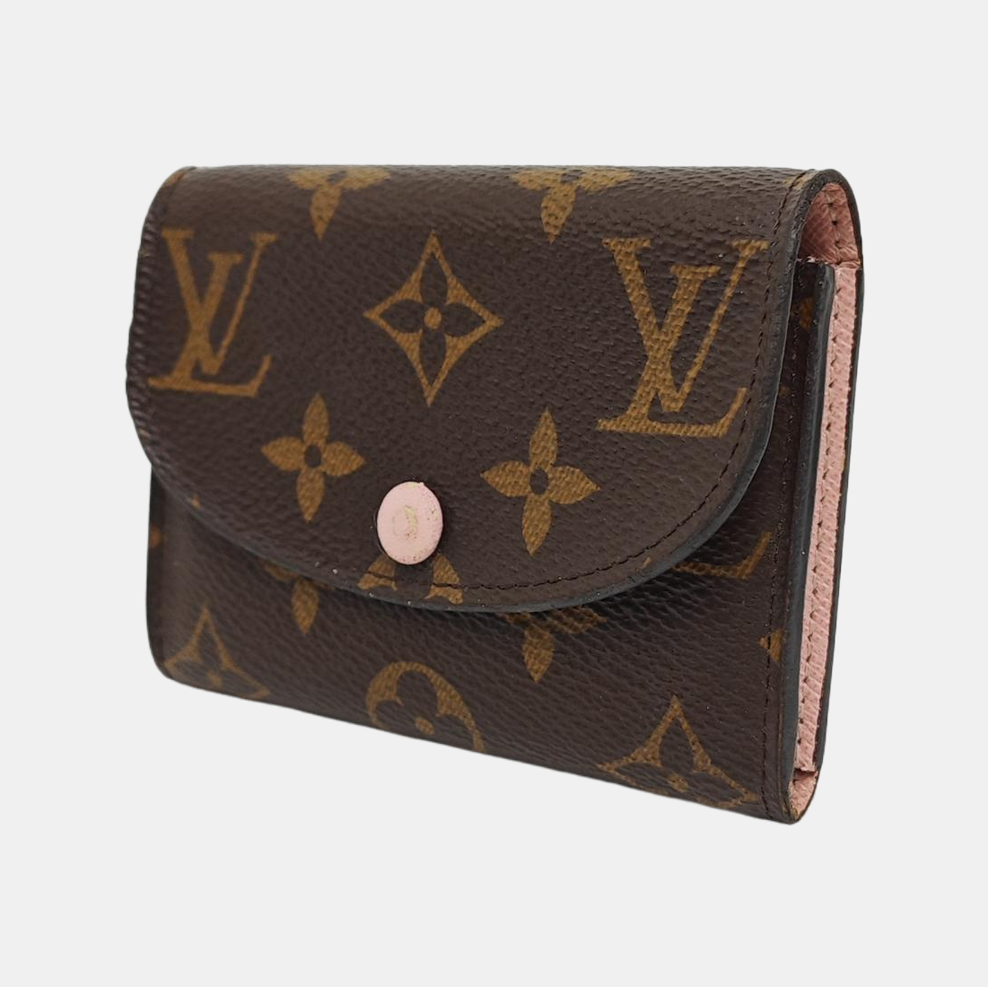 ROSALIE Monogram Coated Canvas Brown Card Holder