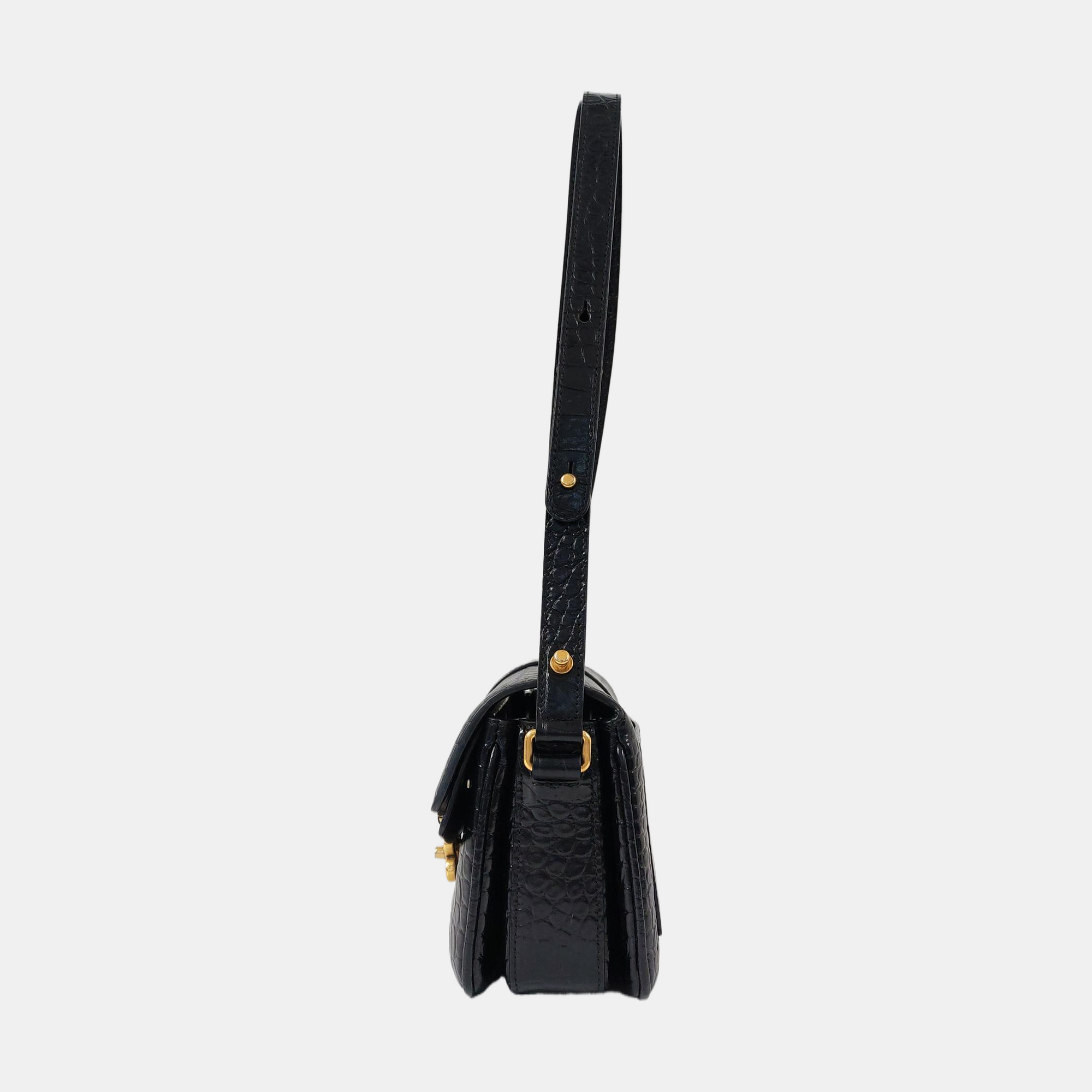 Sharp Calfskin Black