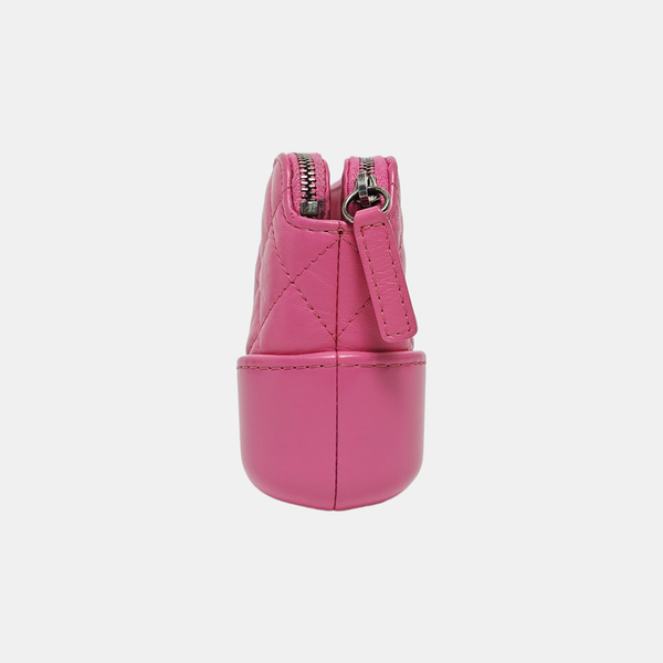 GABRIELLE Mini Quilted Calfskin Red