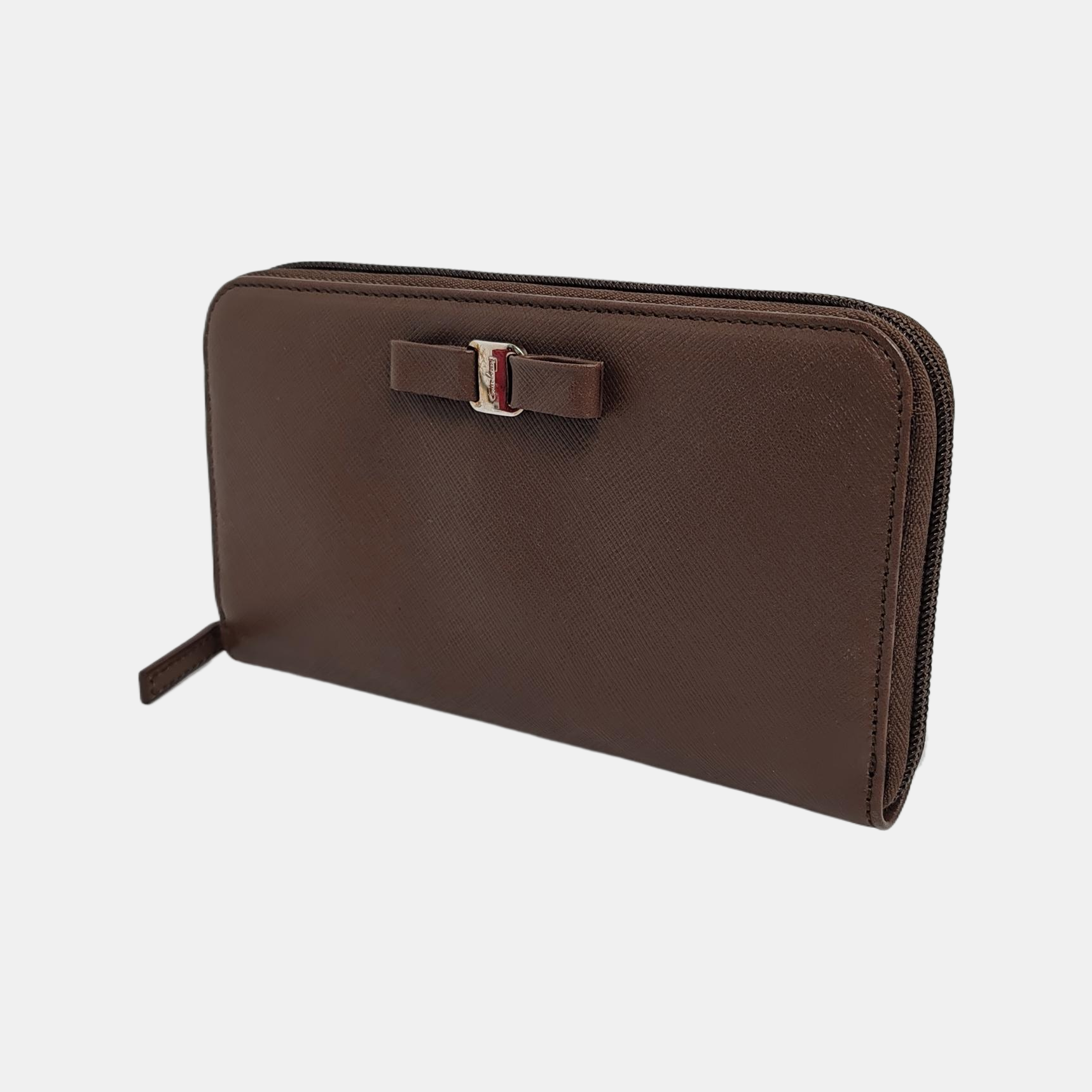 Vara Calfskin Brown Wallet