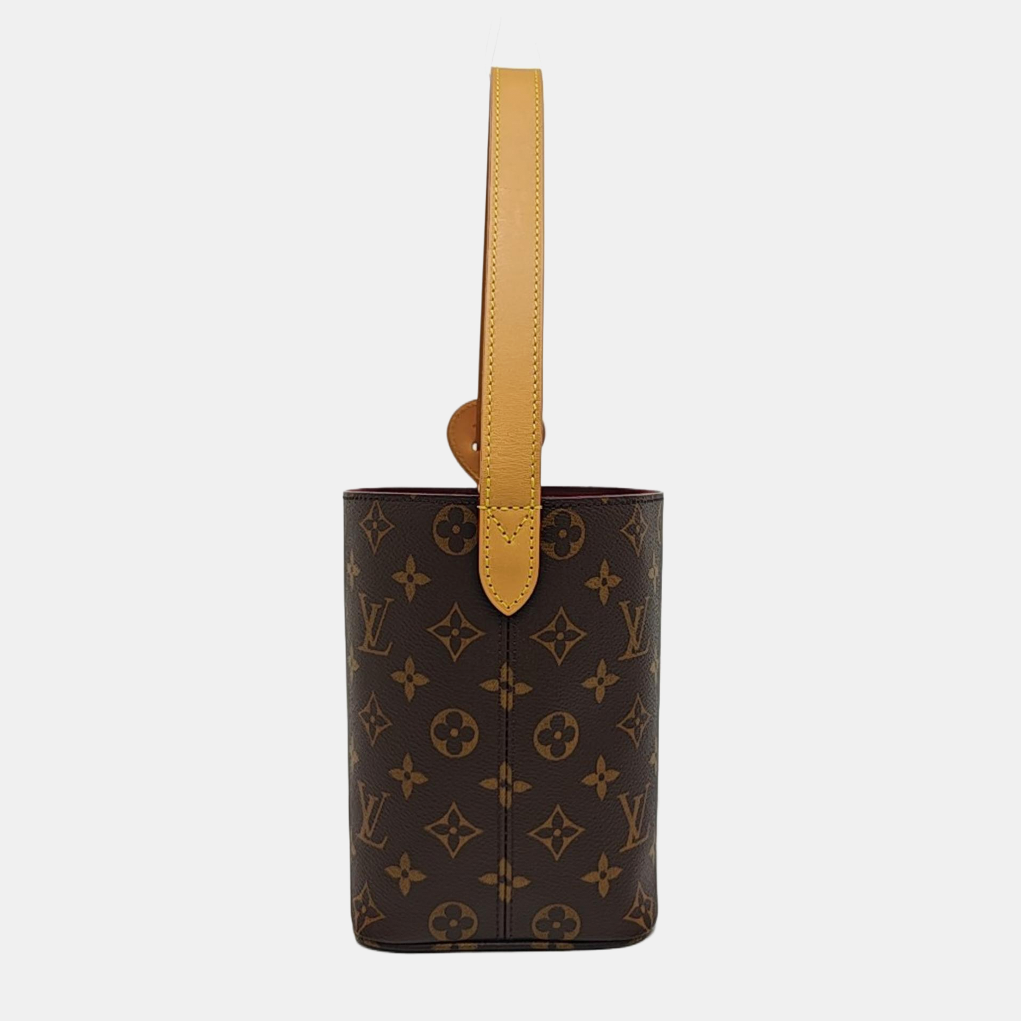 ALL IN BB Monogram Coated Canvas Brown