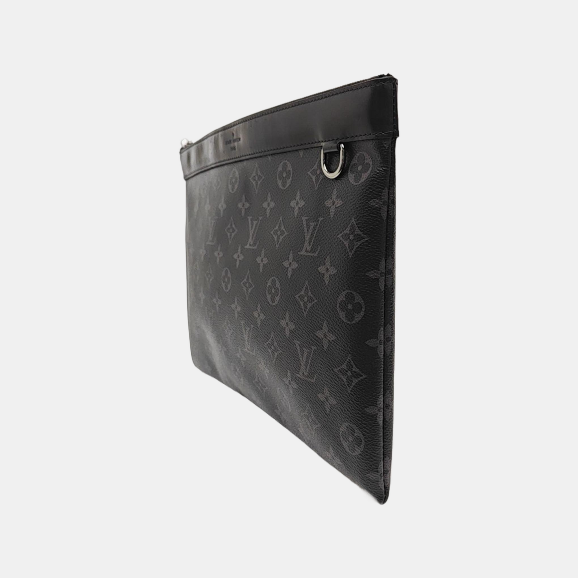 DISCOVERY Monogram Coated Canvas Gray