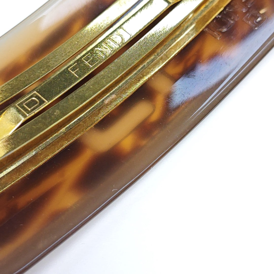 Synthetic Hair Clip Brown