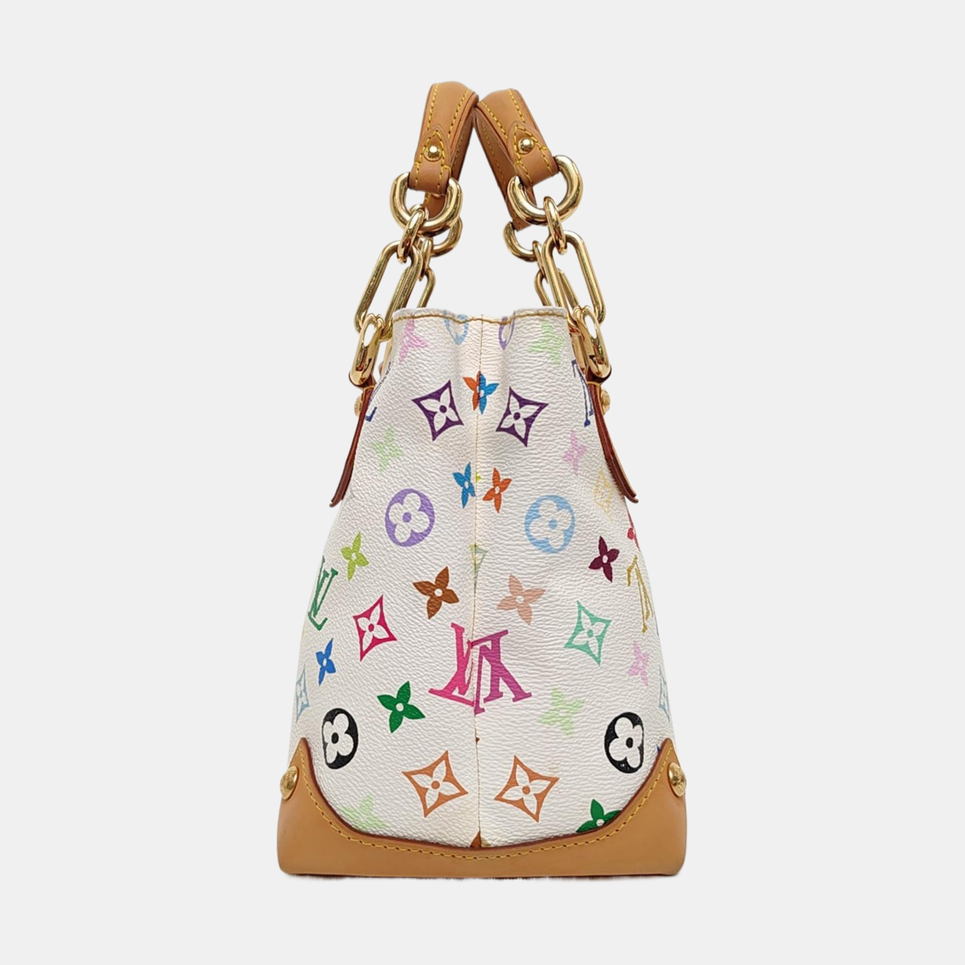 LV × TM AUDRA Monogram Coated Canvas White