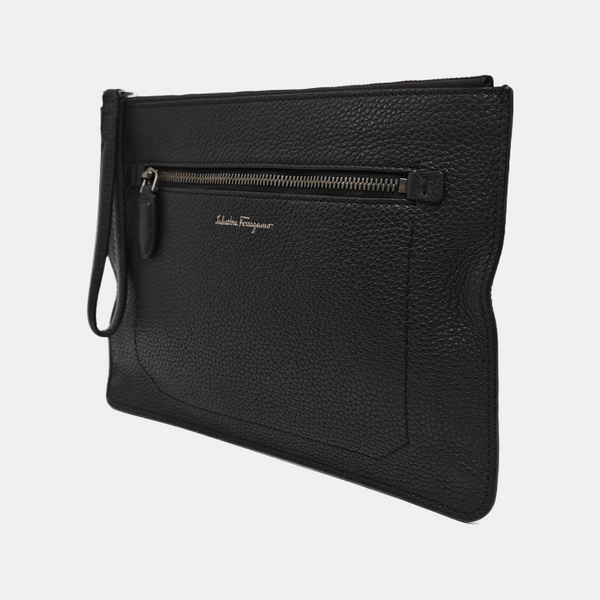 Calfskin Clutch Black