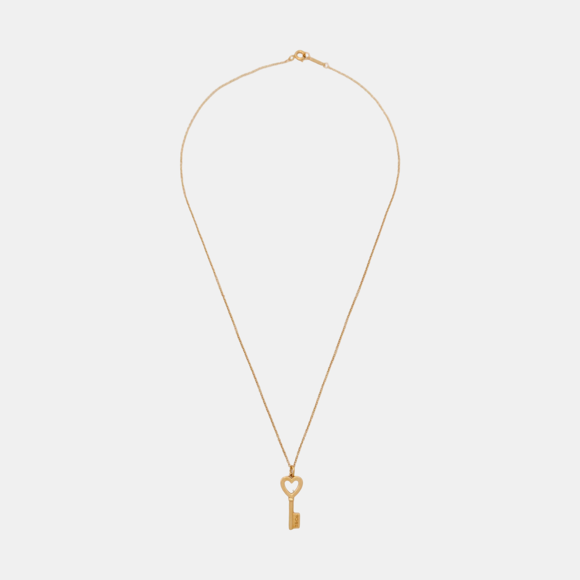 Tiffany Keys 18k Rose Gold Necklace