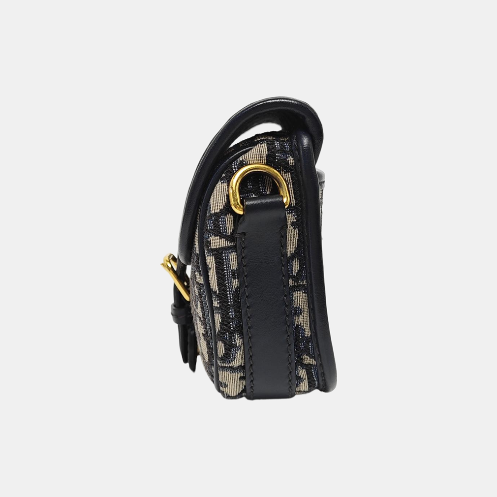 Bobby Small Oblique Canvas Blue