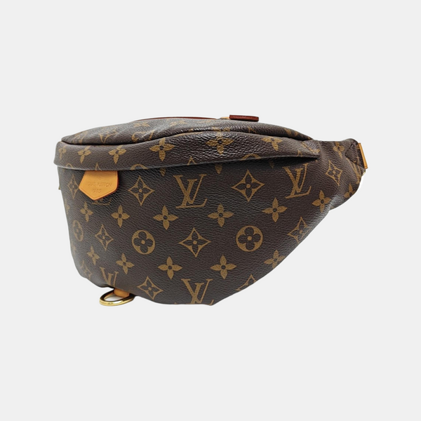 BUMBAG Monogram Coated Canvas Brown