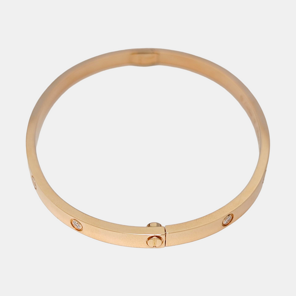 LOVE 18k Rose Gold Bangle
